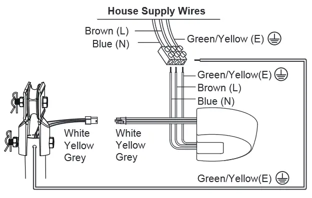 Vannus Luna 3B 56 Ceiling Fan - Terminal.