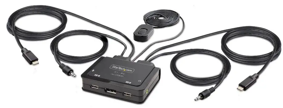 StarTech-C2-D46-UC2-CBL-KVM-2-Port-USB-C-Cable-KVM-Switch-PRODUCT