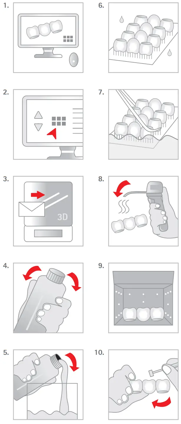 SprintRay Temporary Crown and Teeth - fig