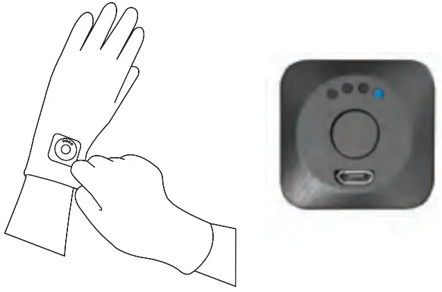 Intellinetix Wearable Vibration Therapy Gloves - fig