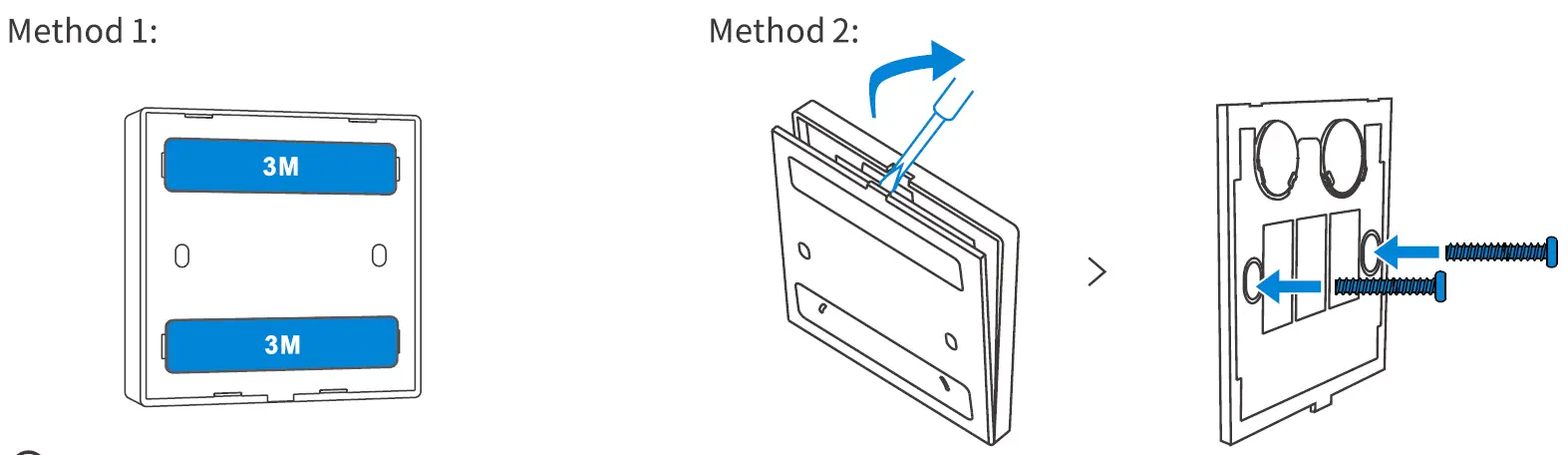 SONOFF T2EU-RF 433MHz Wireless Stick-on Smart Wall Switch 4