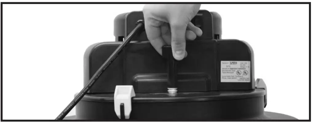 Removing the black agitator