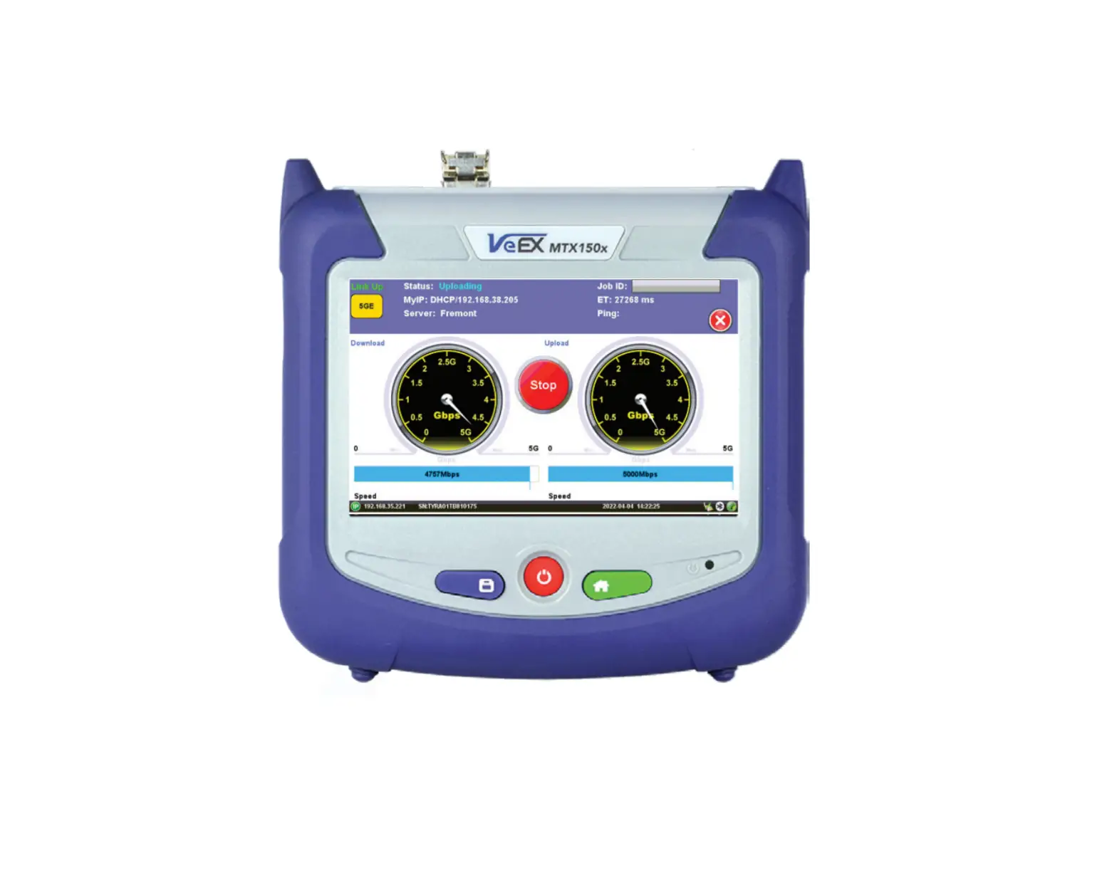 Veex Mtx150x Lite Multi Gigabit Internet Services And Ethernet Speed Test Solution Installation Guide