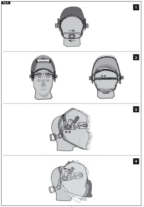 HELMET ADJUSTMENTS