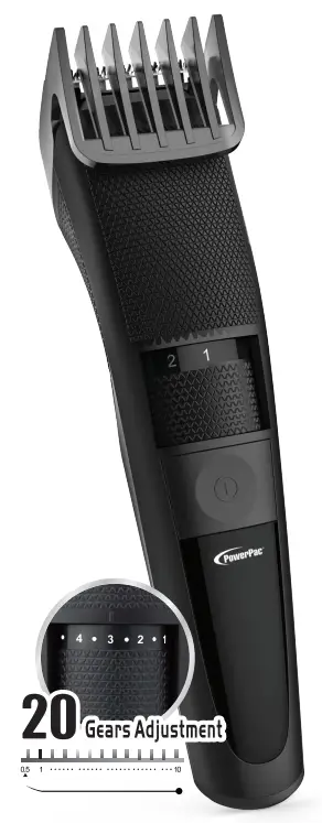 PowerPac PP2228 Cordless Hair Cutter