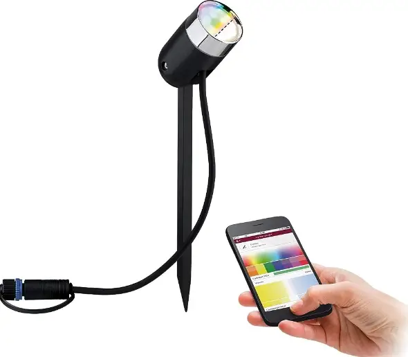 Paulmann-94283-Plug-and-Shine-LED-Outdoor-Luminaire-Zigbee-Pike-Spot-Light-product