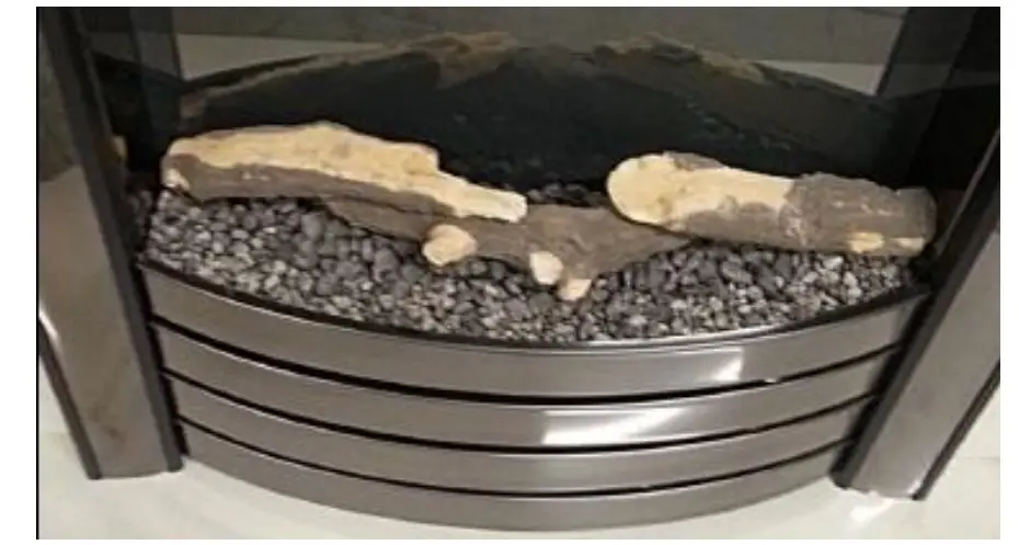 be modern 2740 2kw Electric Heater Fire - Curved trim