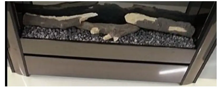 be modern 2740 2kw Electric Heater Fire - Flat trim