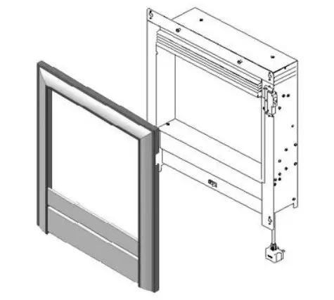 be modern 2740 2kw Electric Heater Fire - Installation