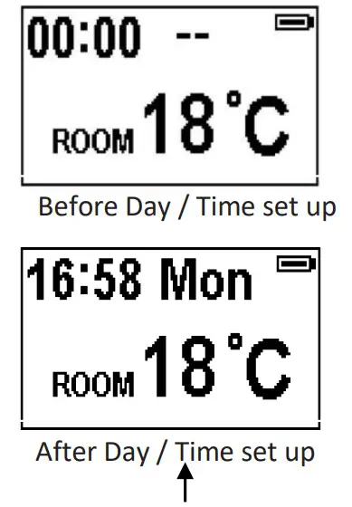 be modern 2740 2kw Electric Heater Fire - Time set up 1