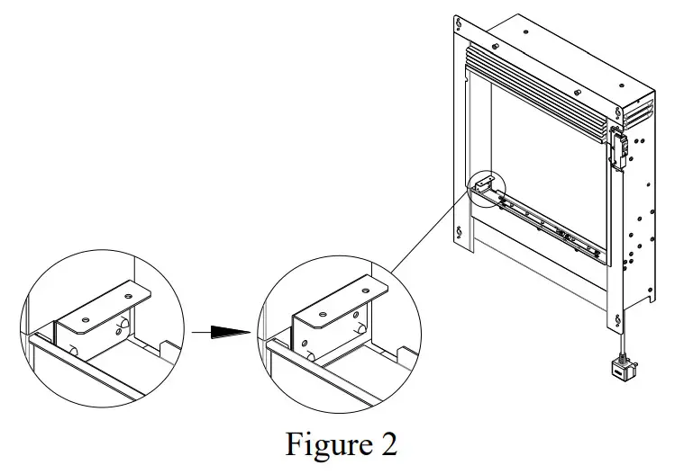 be modern 2740 2kw Electric Heater Fire - Unscrew 2