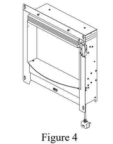 be modern 2740 2kw Electric Heater Fire - Unscrew 4