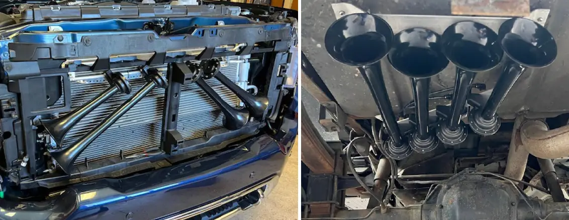 HORNBLASTERS 844K Nightmare Edition Train Horn Kit 6