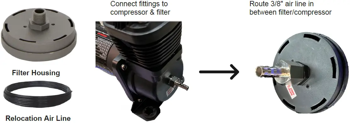 HORNBLASTERS 844K Nightmare Edition Train Horn Kit 8