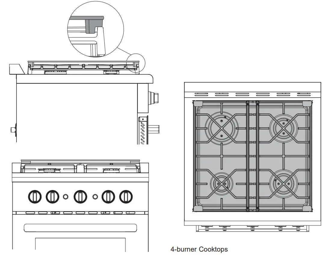 GE Profile RV 21 Cooktop Cover - Cooktops
