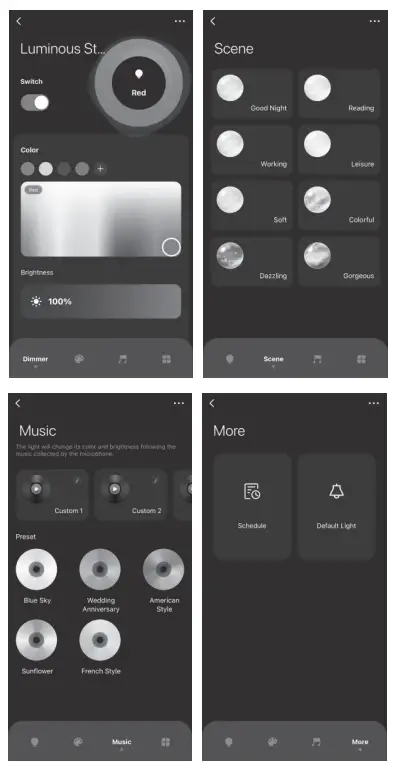 PRIMO Bluetooth control Smart Strip Lighting Led box - device control