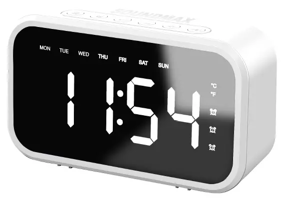 SOUNDMAX-SM-1511B-Radio-Clock-with-Alarm-PRO