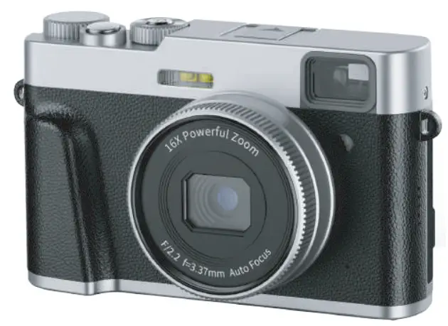 Bifevsr B0BZJH38Y4 4K Digital Camera with Viewfinder Flash