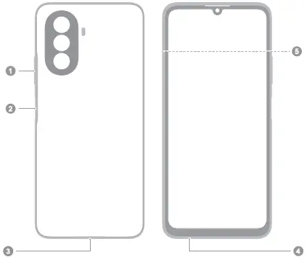 Huawei nova Y70 51096YGR smartphone-fig3