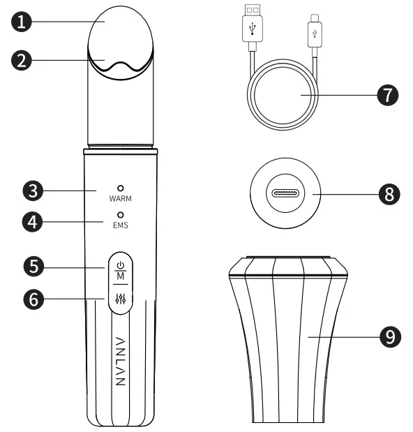 ANLAN AMYY31 EMS Eye Beauty Device - Product Details