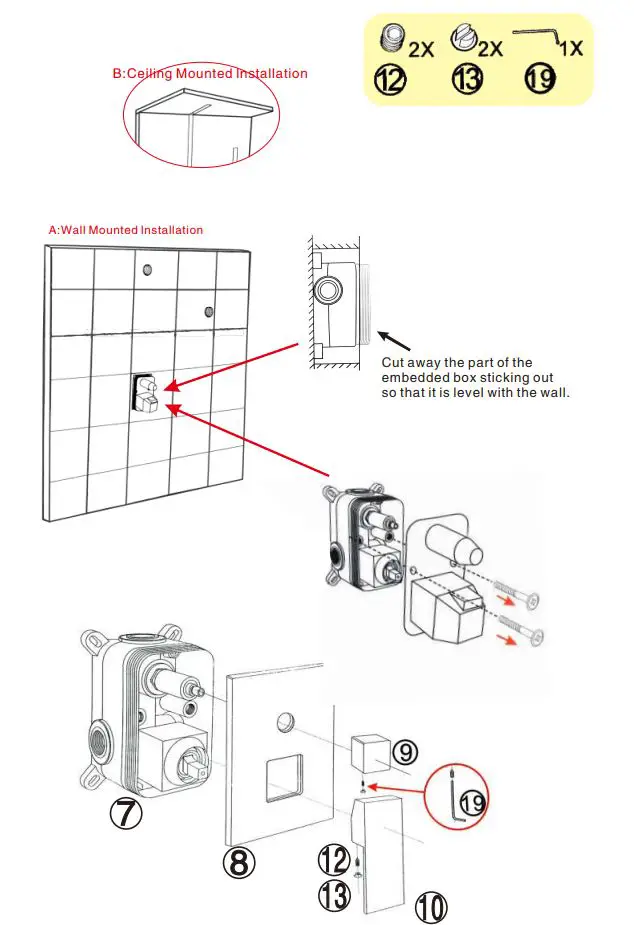 Tahanbath-W123243782-KXC-2-Inch-1-Handle-2-Spray-Faucet-Rain-Shower-Head-System-13