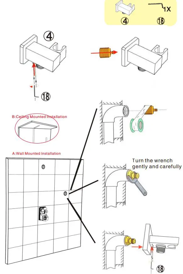Tahanbath-W123243782-KXC-2-Inch-1-Handle-2-Spray-Faucet-Rain-Shower-Head-System-14