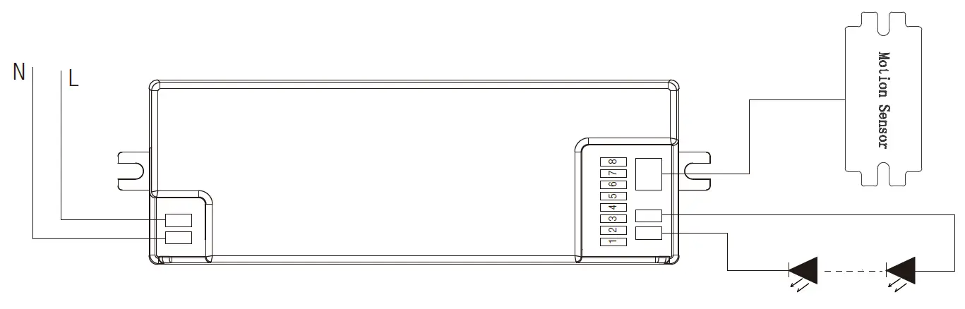 POWER-LITE O18W-MS 5.8GHz Microwave Motion Sensor 4