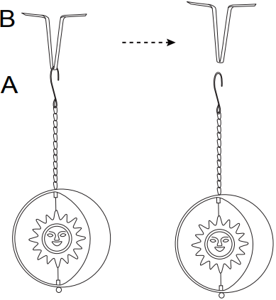 Glitzhome 2037800004 8.5FT Rain Chain A3