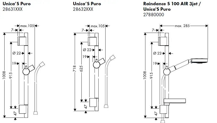 hansgrohe-28632000-RAINDANCE-Unica'S-Puro-Shower-09