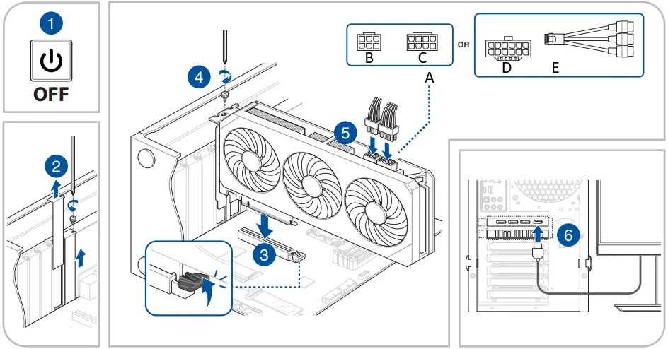 ASUS Dual NVIDIA GeForce RTX 3050 OC Edition Graphics Card A0