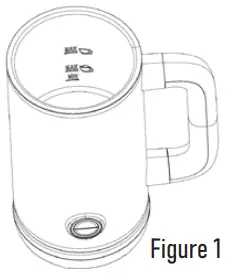 CENTEK CT 1180 Electric Milk Frother - BEFORE FIRST USE