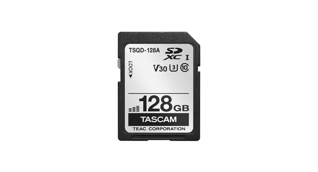 Tascam Tsqd-128a Sd Memory Card User Manual