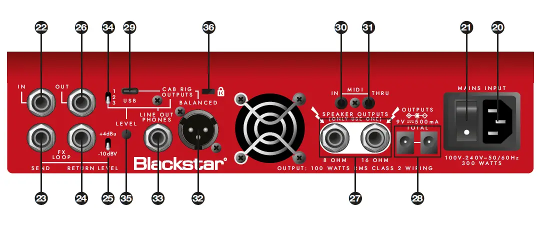 Dept. 10 AMPED 2 100-watt Guitar Amplifier Pedal 22
