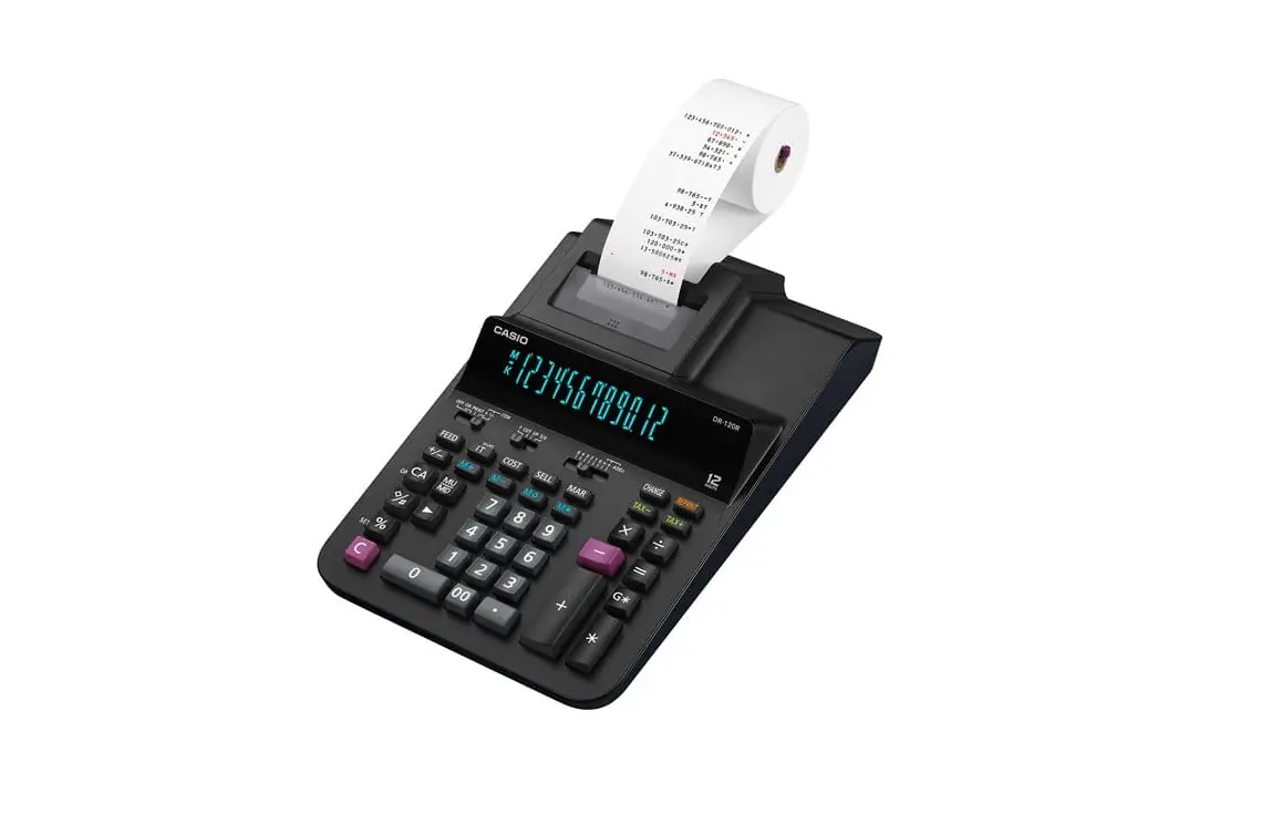 Casio Dr-120r Calculator User Guide