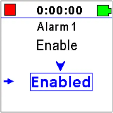 LARSON DAVIS Spartan 730 730IS Wireless Noise Dosimeter - Alarm 1