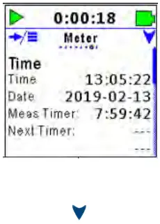 LARSON DAVIS Spartan 730 730IS Wireless Noise Dosimeter - Meter Screen Detail