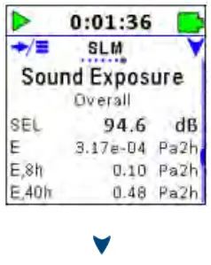 LARSON DAVIS Spartan 730 730IS Wireless Noise Dosimeter - Screen Detail 11