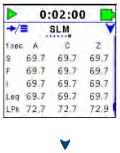 LARSON DAVIS Spartan 730 730IS Wireless Noise Dosimeter - Screen Detail 12