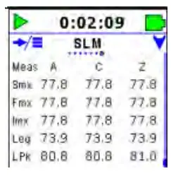 LARSON DAVIS Spartan 730 730IS Wireless Noise Dosimeter - Screen Detail 13