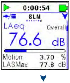 LARSON DAVIS Spartan 730 730IS Wireless Noise Dosimeter - Screen Detail 5