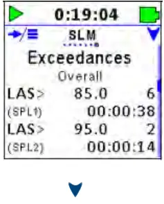 LARSON DAVIS Spartan 730 730IS Wireless Noise Dosimeter - Screen Detail 7