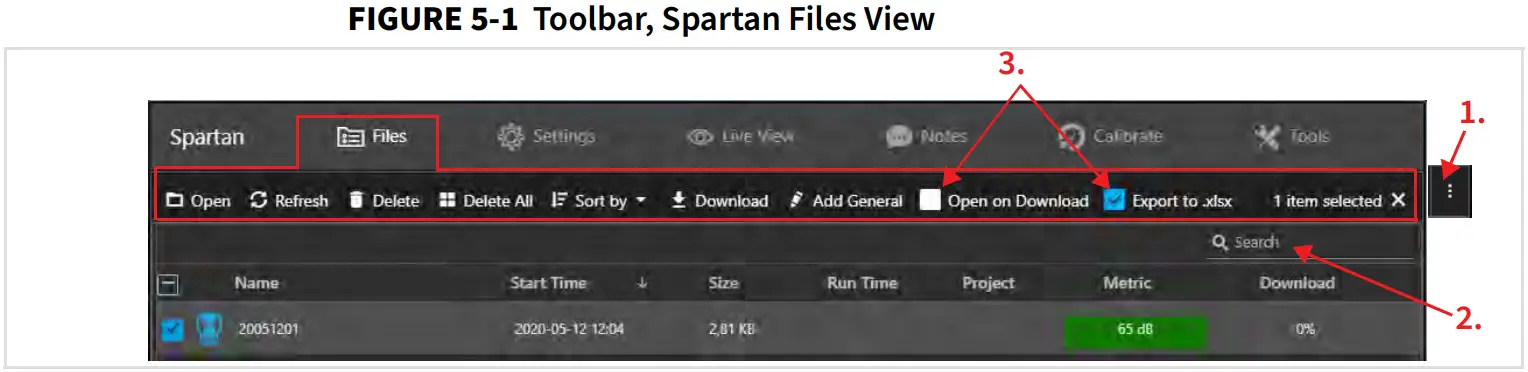 LARSON DAVIS Spartan 730 730IS Wireless Noise Dosimeter - Spartan Files