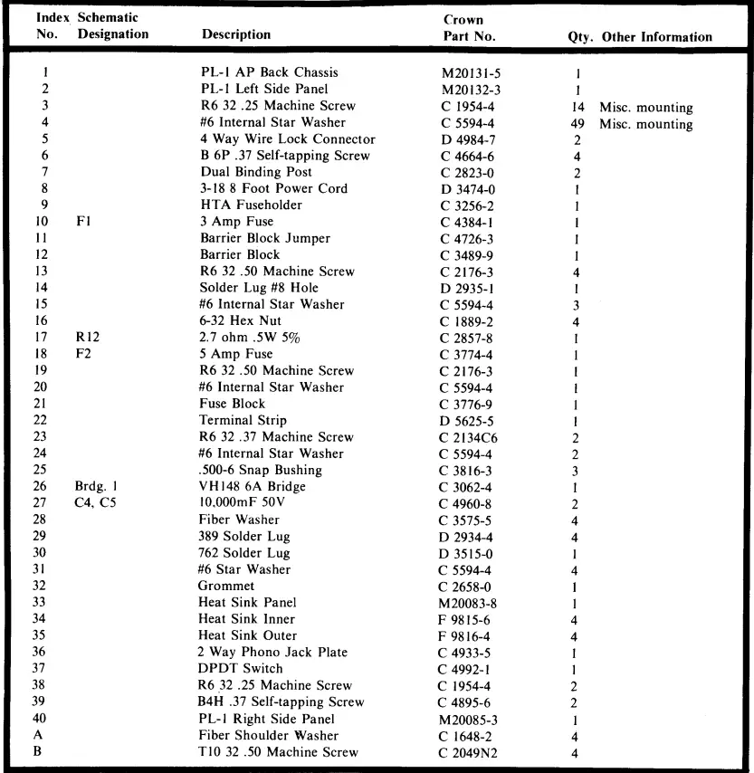 CROWN-K0862-1-Power-Line-One-Power-Amplifier-56