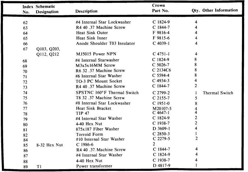 CROWN-K0862-1-Power-Line-One-Power-Amplifier-58