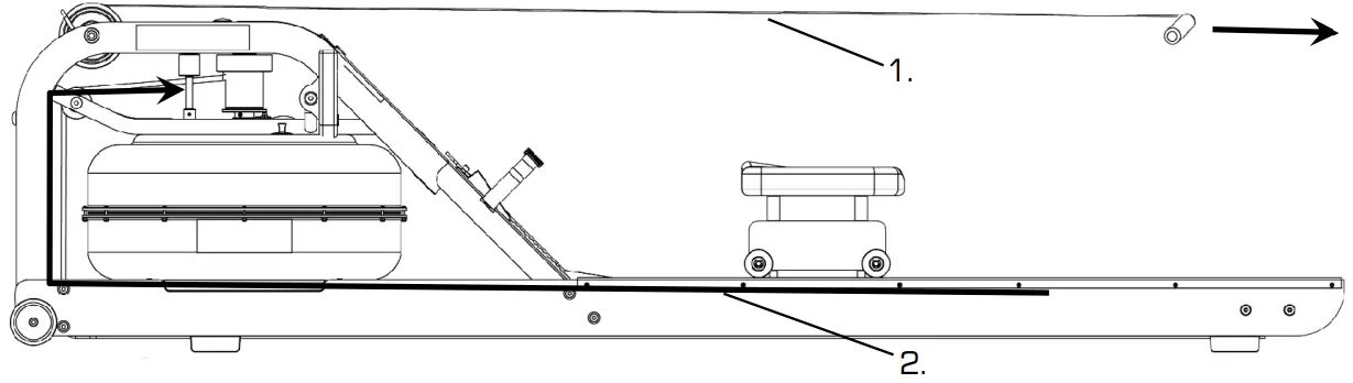 Detaching the Rower Belt