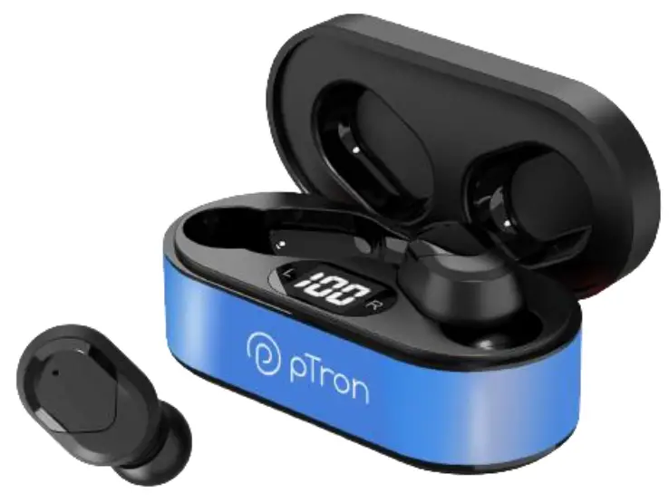 pTron Bassbuds Zest TWS Earbuds -
