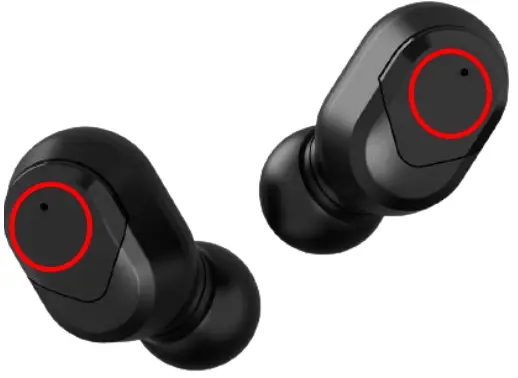 pTron Bassbuds Zest TWS Earbuds - Function Button