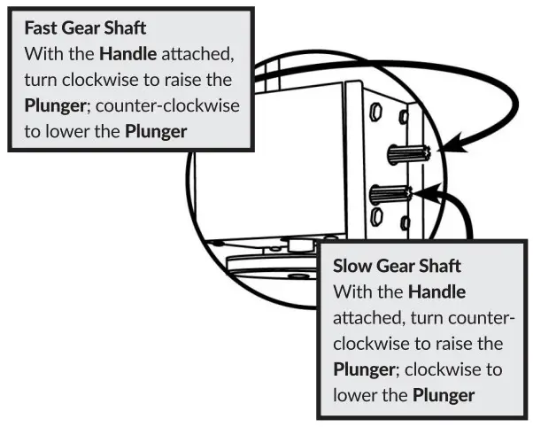 AVANTCO 177CS11V Churro Stuffer - Instructions