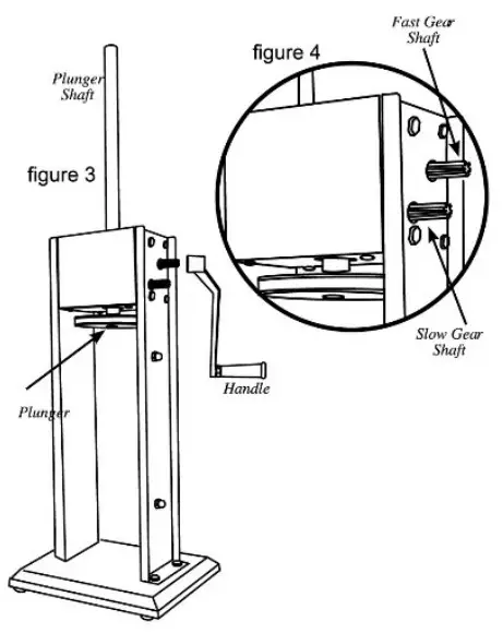 AVANTCO 177CS11V Churro Stuffer - STUFFER ASSEMBLY