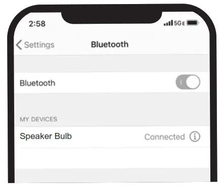 ecosmart BTA19RGB3KECP Color Changing Bluetooth Speaker Bulb - Two Bulb Pairing Instructions 3